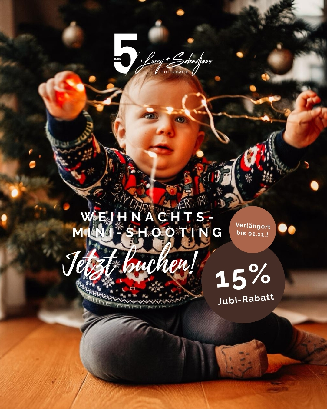 Angebot Weihnachts-Mini-Shooting am 16. November 2025